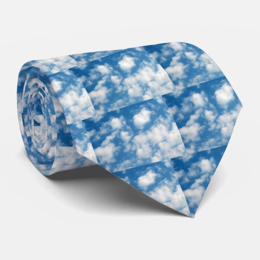 Glückliche Wolken-Krawatte Krawatte (Gerollt)