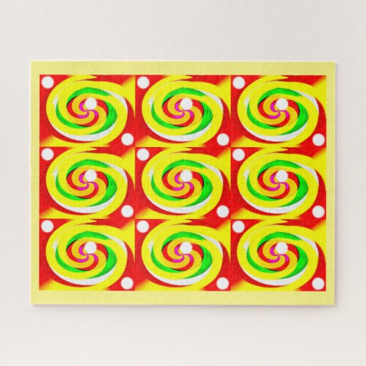 Glückliche Würfel Puzzle (Horizontal)