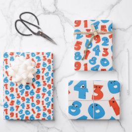 Glückliche Zahlen Papier drucken