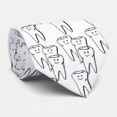 Glückliche Zahn-Krawatte Krawatte (Gerollt)