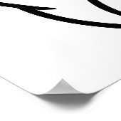 Glückliche Zahnbürste Poster (Ecke)