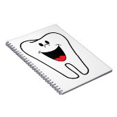 Glückliche Zähne kundengerecht für Ihre Notizblock (Rechte Seite)