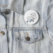 Glückliche Ziege Button (Beispiel)
