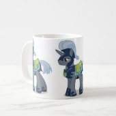 glückliche Ziege Kaffeetasse (Vorderseite Links)