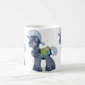 glückliche Ziege Kaffeetasse (Mittel)