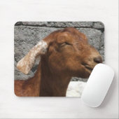 Glückliche Ziege Mousepad (Mit Mouse)