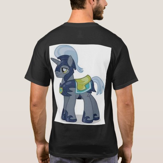 glückliche Ziege T-Shirt (Rückseite)