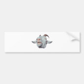 Glückliche Ziege wird verblaßt Autoaufkleber (Vorne)