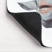 Glückliche Ziege wird verblaßt Mousepad (Ecke)