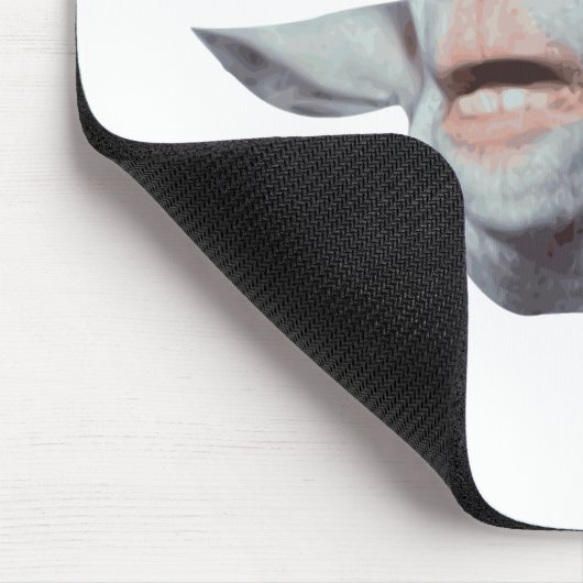 Glückliche Ziege wird verblaßt Mousepad (Ecke)