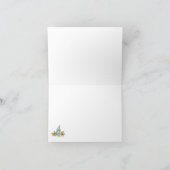 Glückliche Zuhause-Doodles, Hauswärmkarte Dankeskarte (Innenseite)