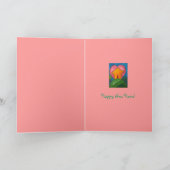 Glückliche Zuhause-Karte Karte (Innenseite)