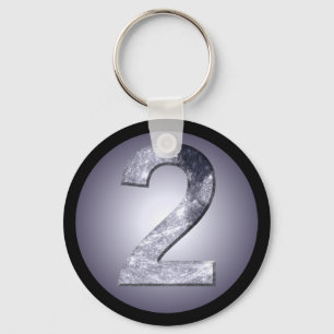 Glückliche Zwei Mondsymbol-Magiekreis-Design Schlüsselanhänger
