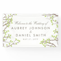 Glückliche Zweige Hochzeit