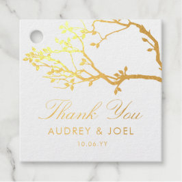 Glückliche Zweige Hochzeit Geschenkanhänger