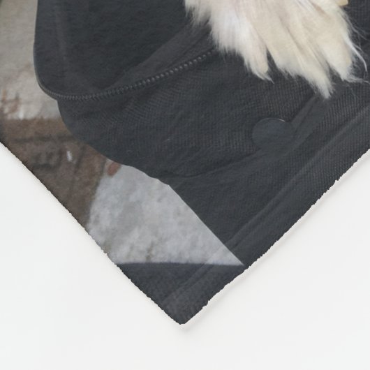 Glückliche zweite Chance am Leben-Decken-Medium Fleecedecke (Ecke)