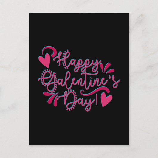 Glücklichen Galentines Tag Feiertagspostkarte (Vorderseite)