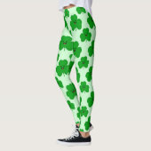 Glücklichen Kleeblatt-niedliche St Patrick Leggings (Links)