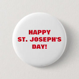 GLÜCKLICHEN ST JOSEPH TAG! BUTTON