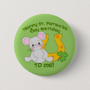 Glücklichen St Patrick Geburtstag zu mir! Button