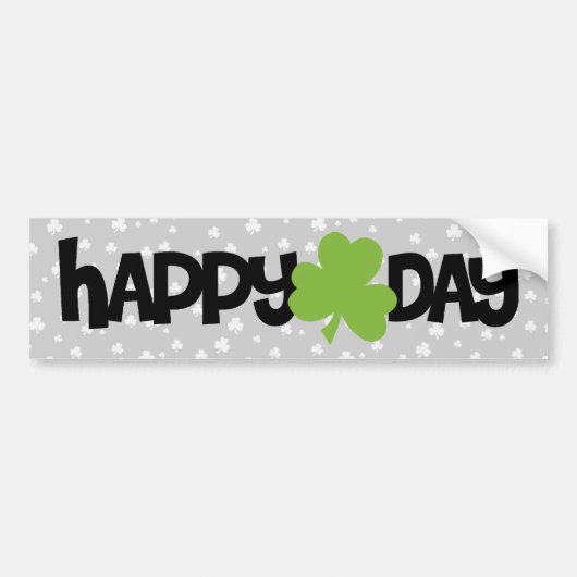 Glücklichen St Patrick Tag Autoaufkleber (Vorne)