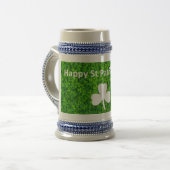 Glücklichen St Patrick Tag Bierglas (Vorderseite Links)