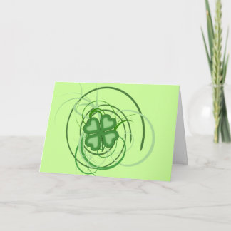 Glücklichen St Patrick Tag Karte