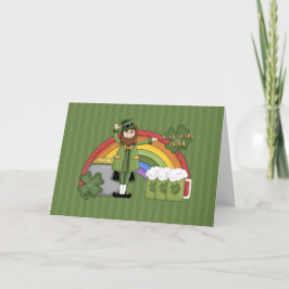 Glücklichen St Patrick Tag Karte