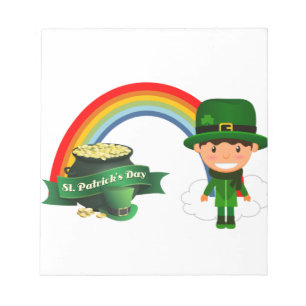 GLÜCKLICHEN ST PATRICK TAG NOTIZBLOCK