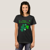 Glücklichen St Patrick Tag! T-Shirt (Vorne ganz)