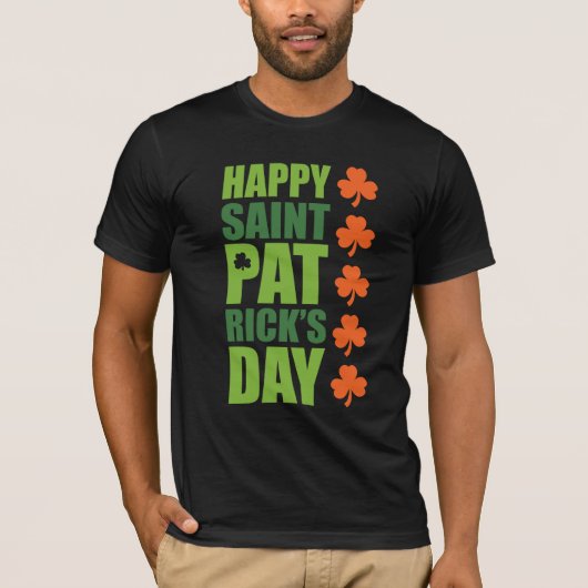 Glücklichen St Patrick Tag T-Shirt (Vorderseite)
