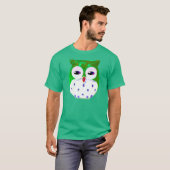 Glücklichen St Patrick Tageseule T-Shirt (Vorne ganz)