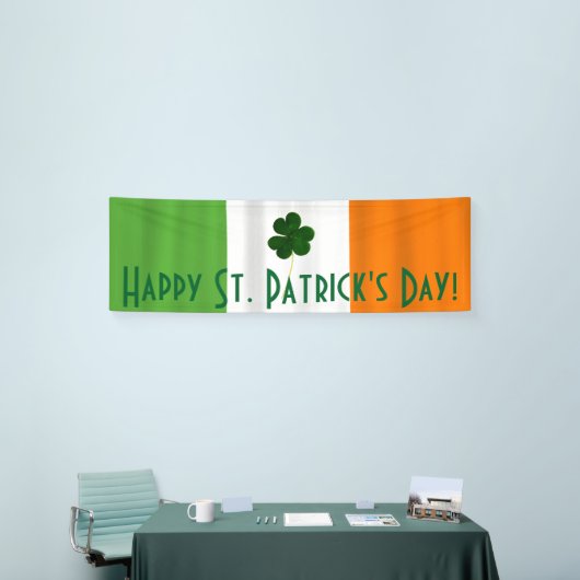 Glücklichen St Patrick Tagesirische Banner (Messeveranstaltung)