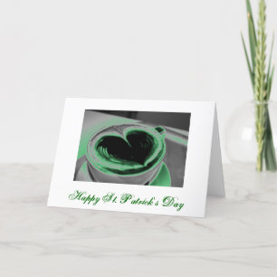 Glücklichen St Patrick Tageskarte Karte