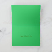Glücklichen St Patrick Tageskarte Karte (Innenseite)