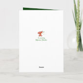 Glücklichen St Patrick TagesKleeblattraccoon-Küsse Karte (Rückseite)