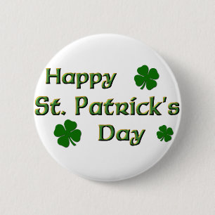 Glücklichen St Patrick Tagesknopf Button