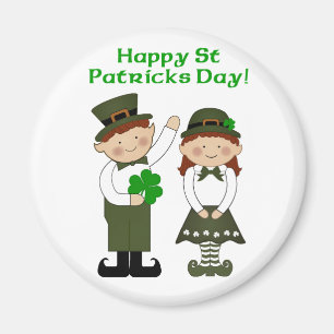 Glücklichen St Patrick Tagesmagnet Magnet