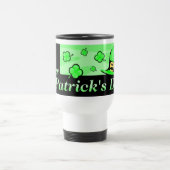 Glücklichen St Patrick TagesTasse Reisebecher (Mittel)