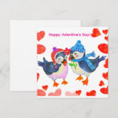 Glücklichen Valentinstag Feiertagskarte (Vorne/Hinten)