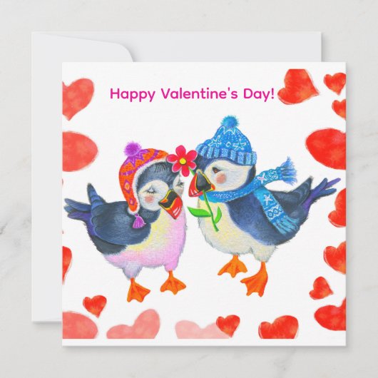 Glücklichen Valentinstag Feiertagskarte (Vorderseite)