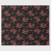 glücklichen valentinstag liebe dich geschenkpapier (Flach)