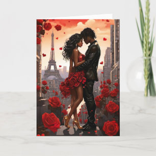 Glücklichen Valentinstag Paar Feiertagskarte