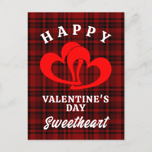 GLÜCKLICHEN VALENTINSTAG SCHATZ POSTKARTE