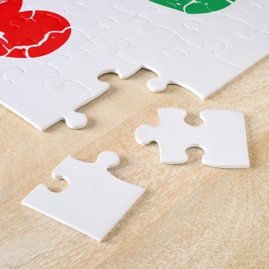 Glücklichen vierblättriges Kleeblatt - St Patrick Puzzle (Seite)