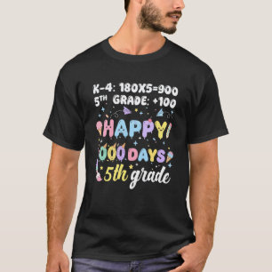 Glücklicher 1000. Schultag Lehrer der 5. Klasse Sc T-Shirt