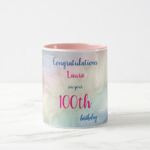 Glücklicher 100. Geburtstag Tasse