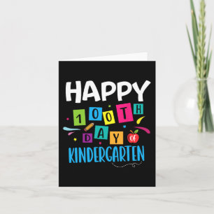 Glücklicher 100. Kindergartenlehrertag 1 Karte