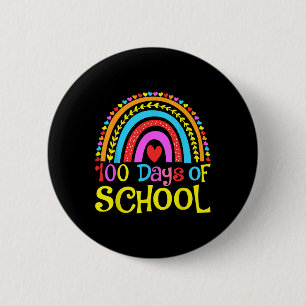 Glücklicher 100. Schullehrer Kinder 100 Tage lang Button