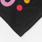 Glücklicher 100. Schullehrer Kinder 100 Tage lang Fleecedecke (Ecke)